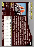 2001 Topps Gerard Warren #333 Rookie