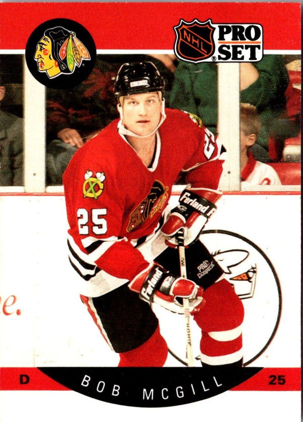 1990 Pro Set Bob McGill #55B