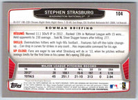 2013 Bowman Stephen Strasburg #104