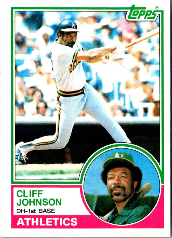 1983 Topps Cliff Johnson #762
