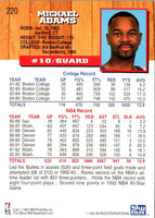 1993 Hoops Michael Adams #220