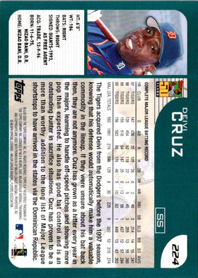 2001 Topps Deivi Cruz #224