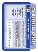 1990 Swell Baseball Greats Clete Boyer