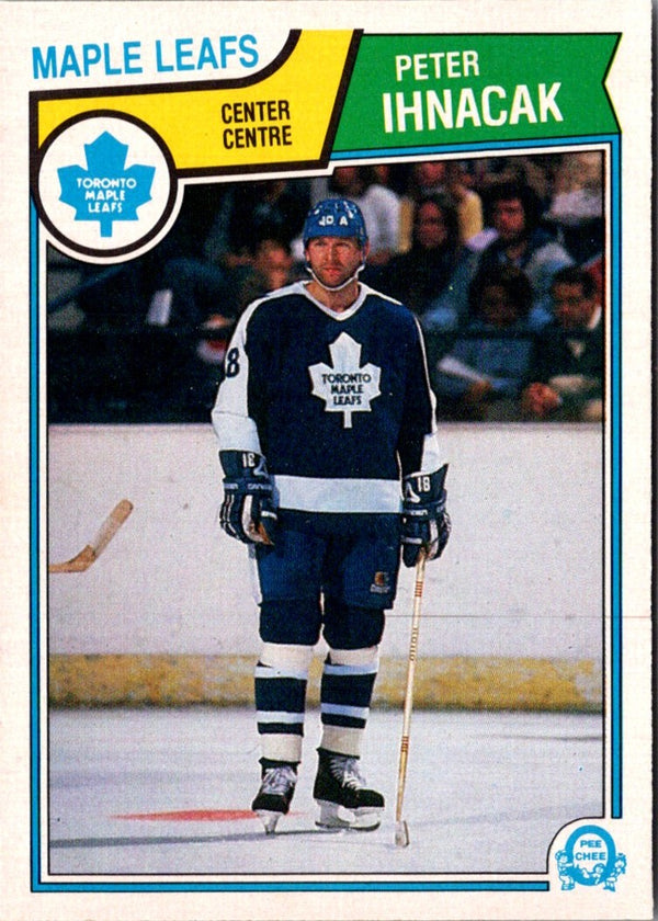 1983 O-Pee-Chee Peter Ihnacak #334 Rookie