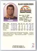 1989 NBA Hoops Blair Rasmussen #261