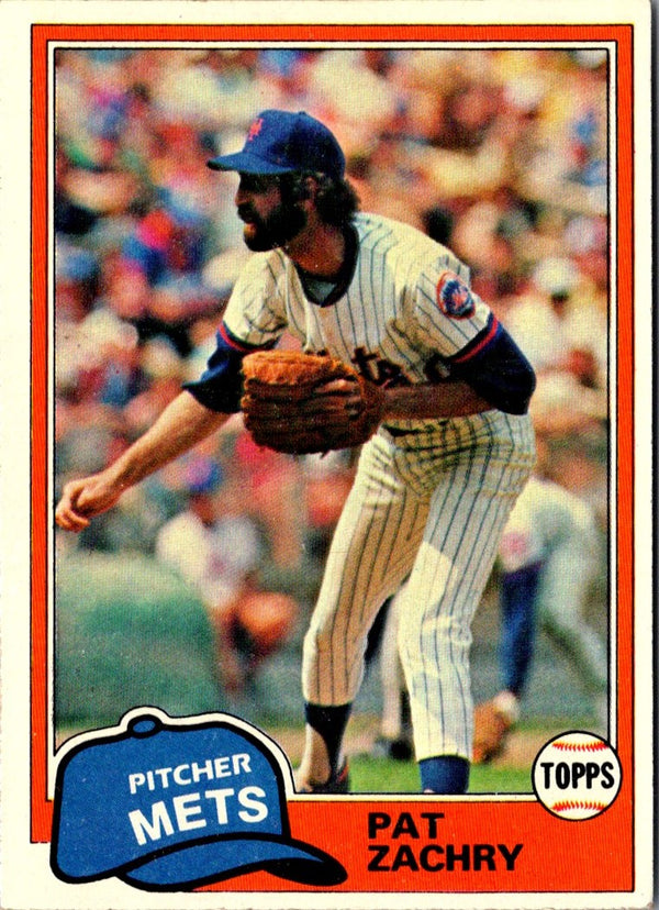 1981 Topps Pat Zachry #224