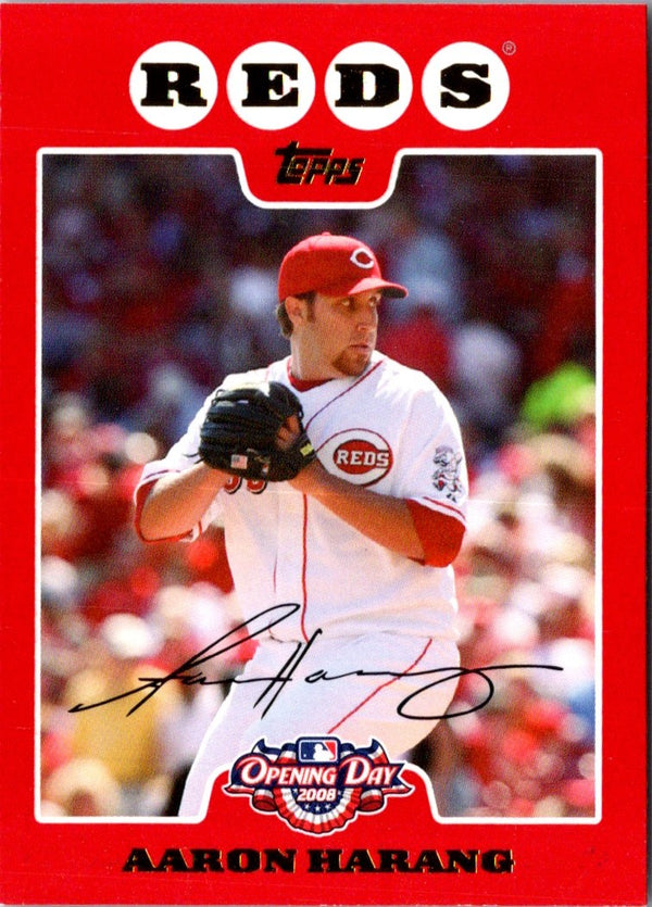 2008 Topps Opening Day Aaron Harang #176