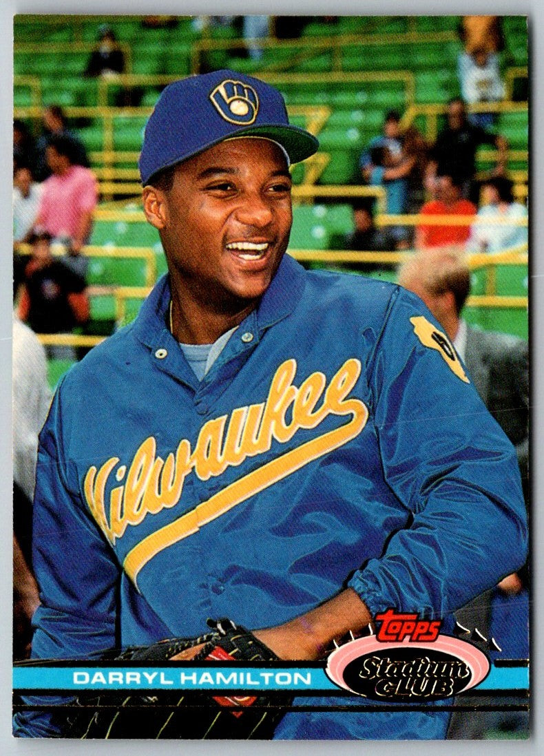 1991 Stadium Club Darryl Hamilton