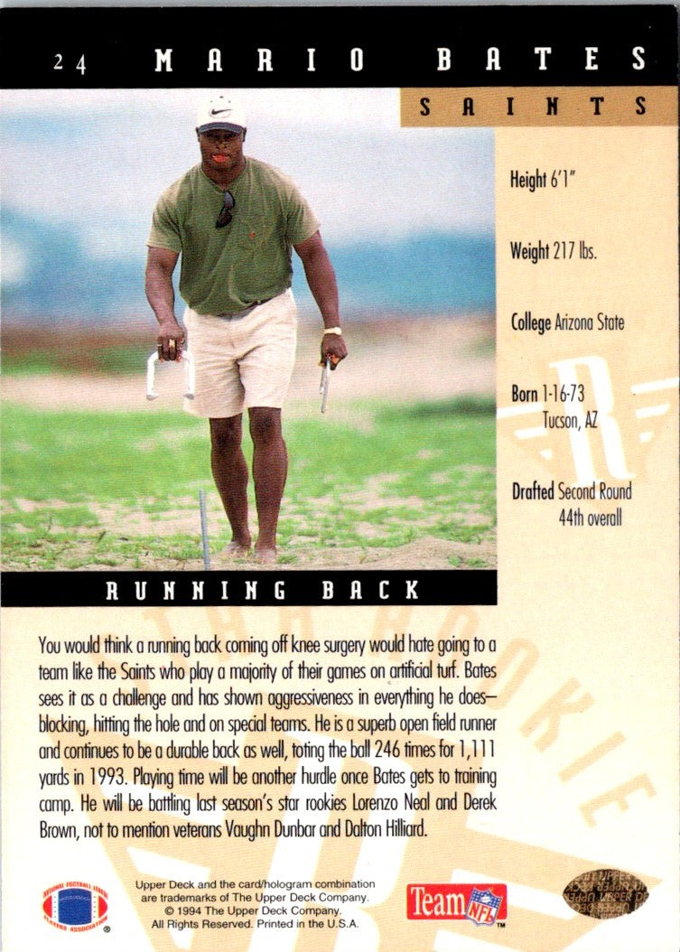 1994 Upper Deck Mario Bates