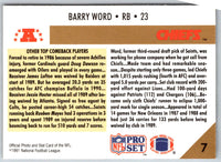 1991 Pro Set Barry Word #7