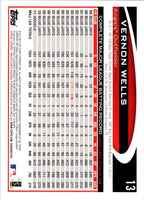 2012 Topps Vernon Wells #13