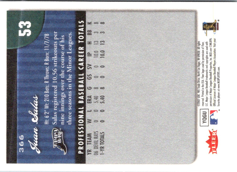 2007 Fleer Juan Salas