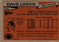 1981 Topps Dave Logan #325