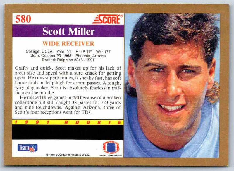 1991 Score Scott Miller