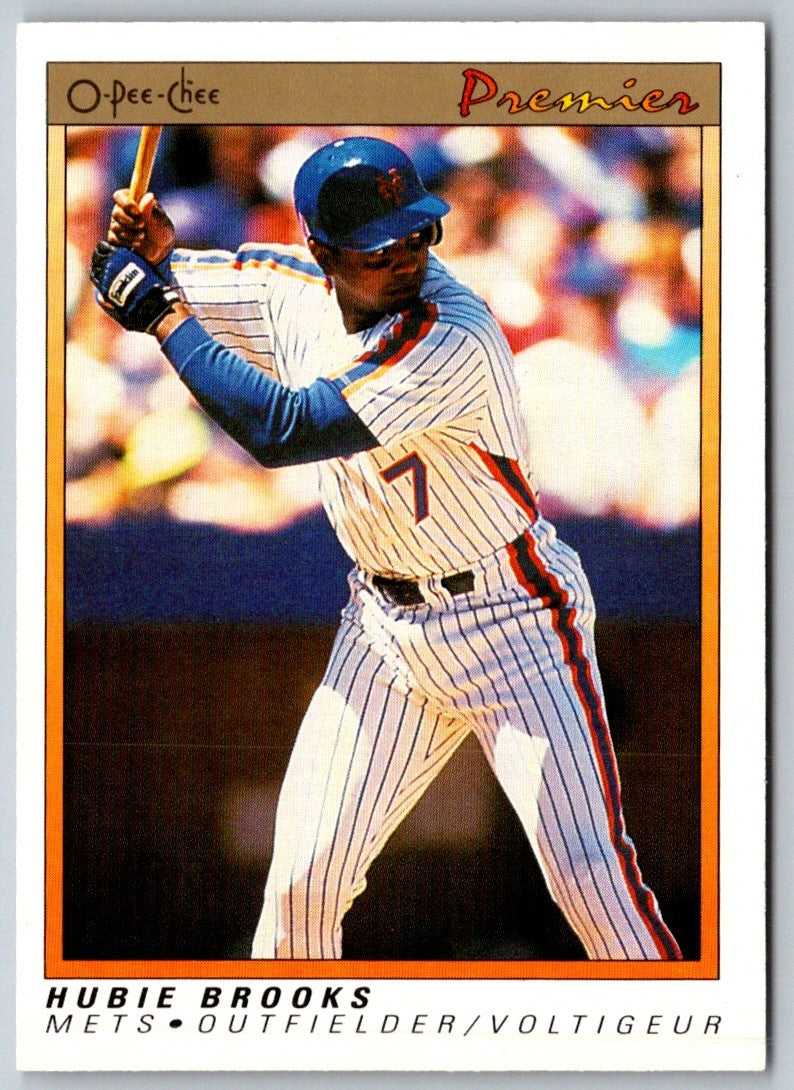 1991 O-Pee-Chee Premier Hubie Brooks