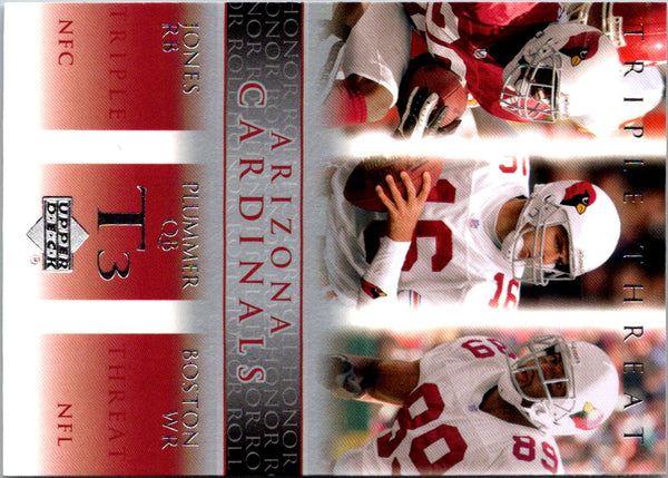 2002 Upper Deck Jake Plummer/Thomas Jones/David Boston #61