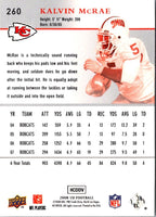 2008 Upper Deck Kalvin McRae #260 Rookie