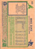 1983 O-Pee-Chee Mike Zuke #322