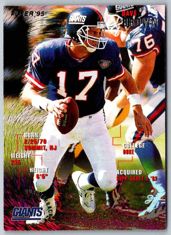 1995 Fleer Dave Brown #275