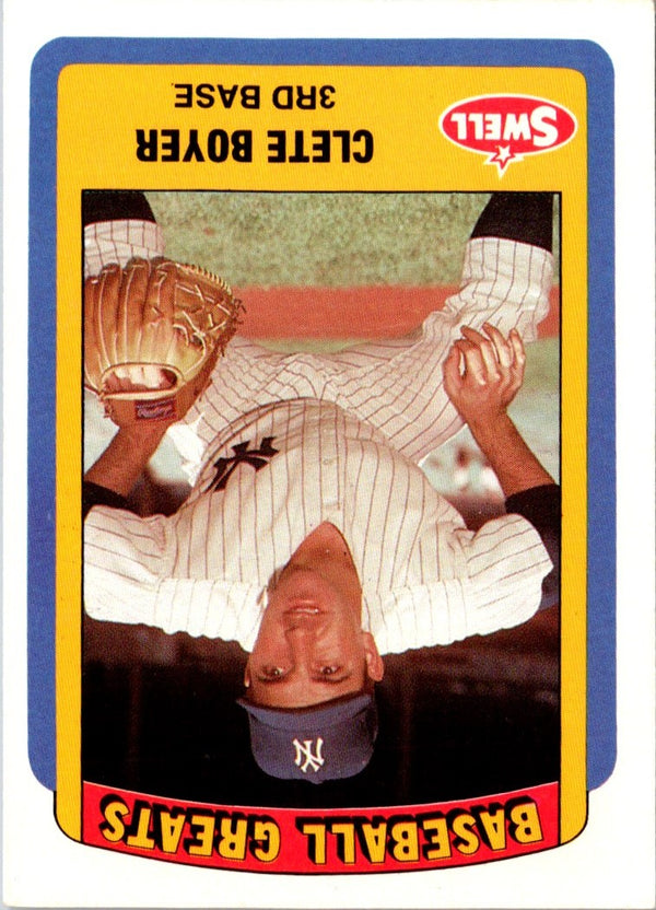 1990 Swell Baseball Greats Clete Boyer #102