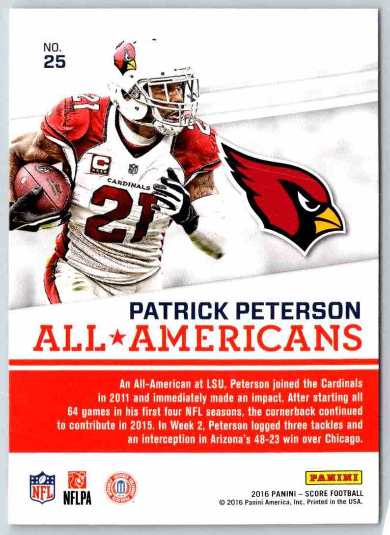 1995 Score Patrick Peterson