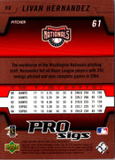 2005 Leaf Century Livan Hernandez