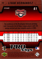 2005 Leaf Century Livan Hernandez #61