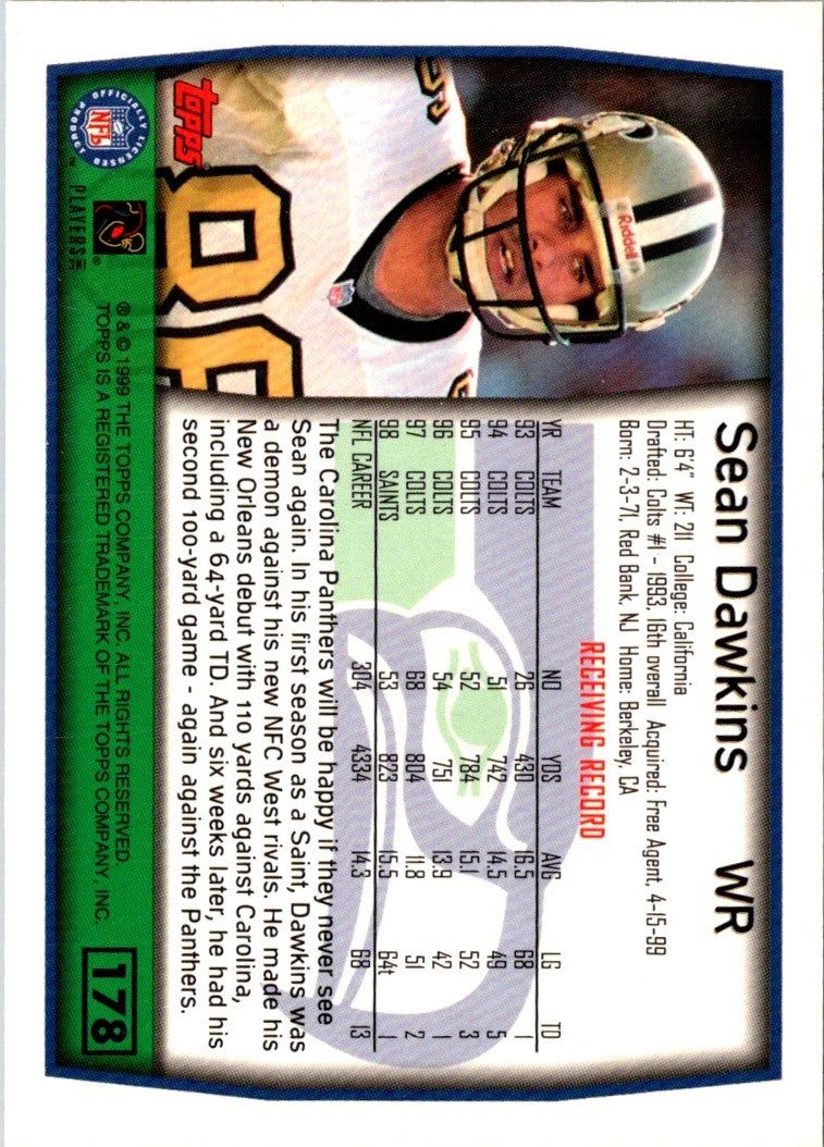 1999 Topps Collection Sean Dawkins