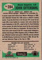 1991 Bowman John Offerdahl #284