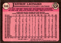 1989 O-Pee-Chee Jeffrey Leonard #160