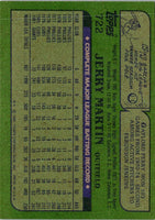 1982 Topps Jerry Martin #722