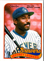1989 O-Pee-Chee Jeffrey Leonard #160