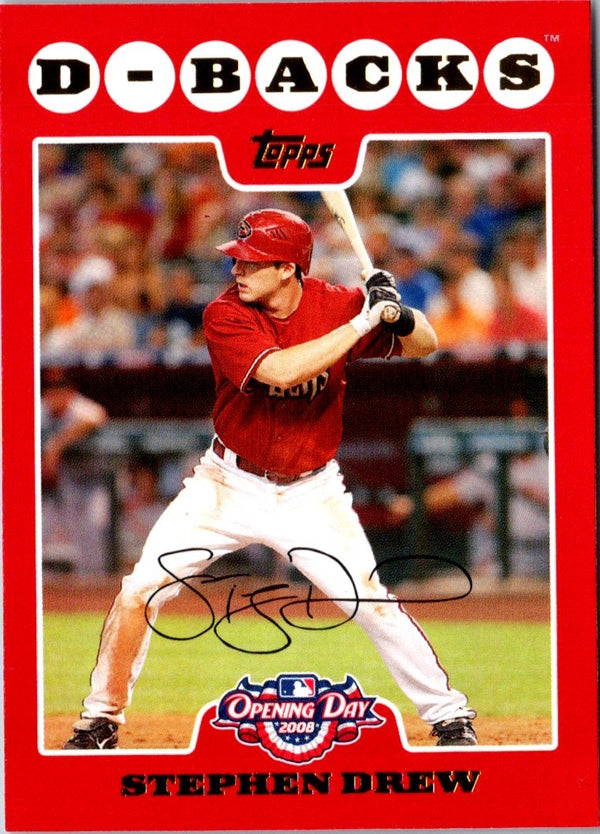 2008 Topps Opening Day Stephen Drew #8