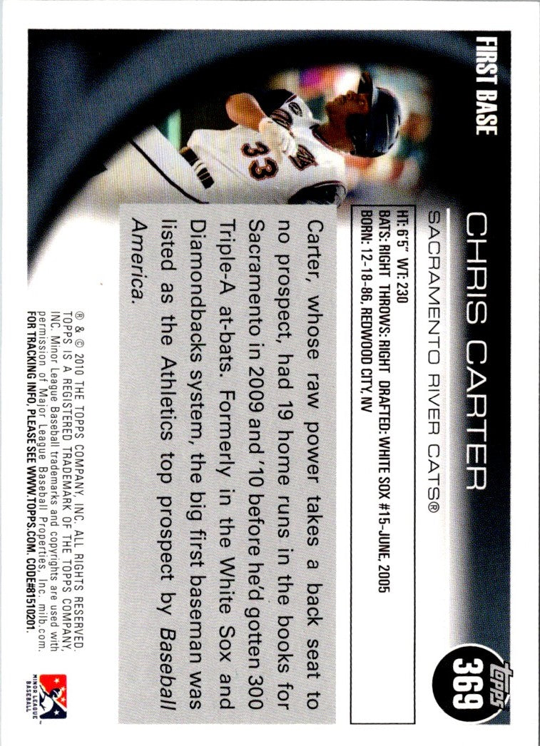 2010 Topps Pro Debut Chris Carter