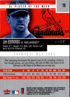 2004 Fleer Showcase Jim Edmonds #19