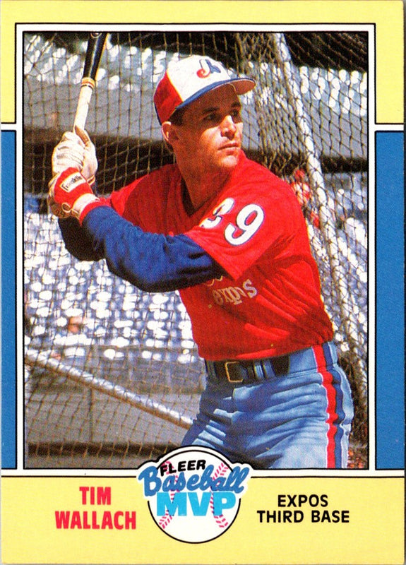 1988 Fleer Baseball MVP's Tim Wallach #42