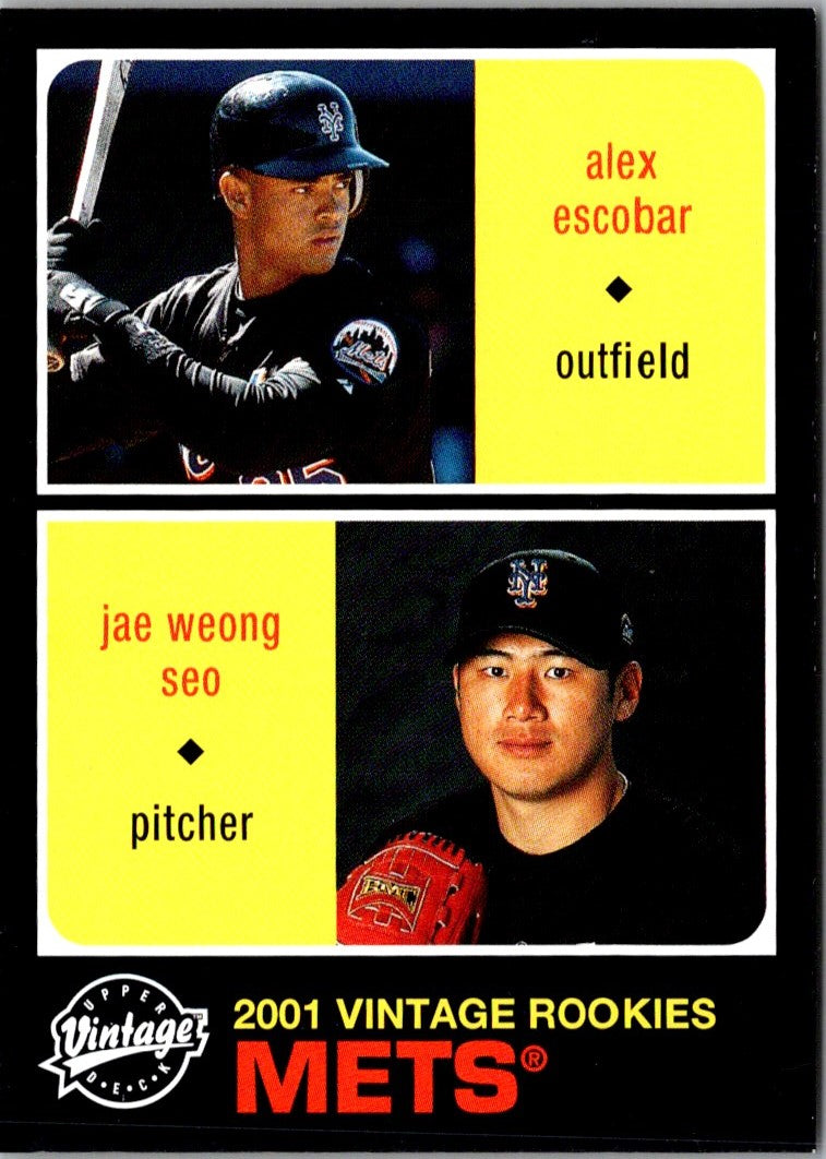 2002 Upper Deck Vintage Alex Escobar/Jae Weong Seo