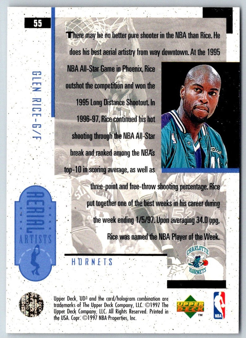 1996 Upper Deck UD3 Glen Rice