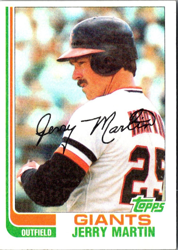 1982 Topps Jerry Martin #722