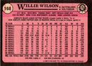 1989 O-Pee-Chee Willie Wilson
