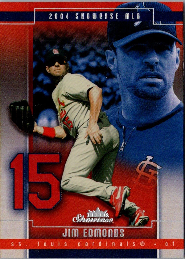 2004 Fleer Showcase Jim Edmonds #19