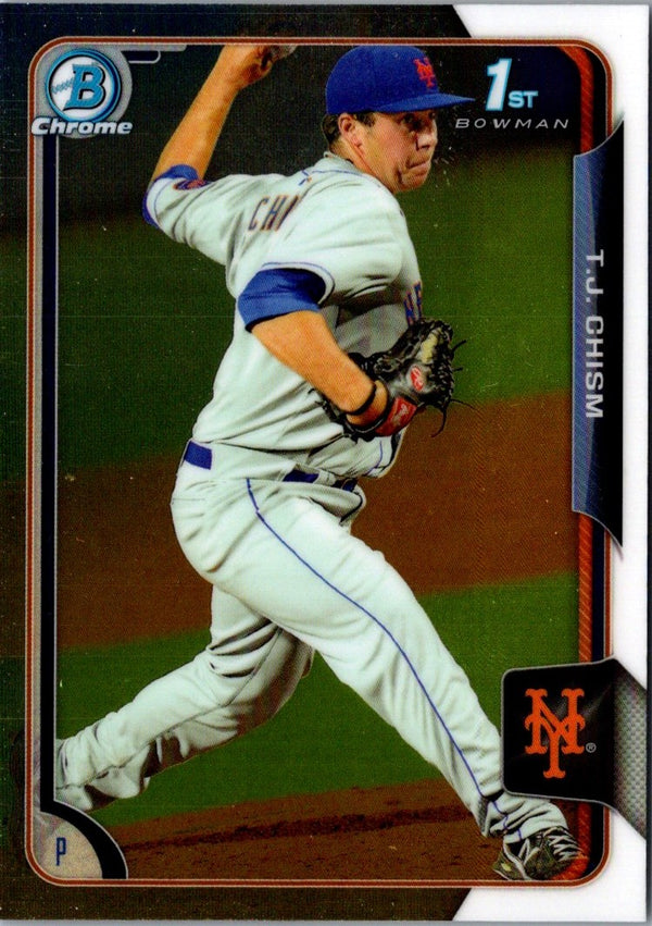 2015 Bowman Chrome Prospects T.J. Chism #BCP77