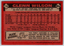 1986 Topps Glenn Wilson