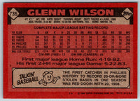 1986 Topps Glenn Wilson #736