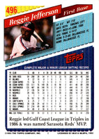 1993 Topps Gold Reggie Jefferson #496