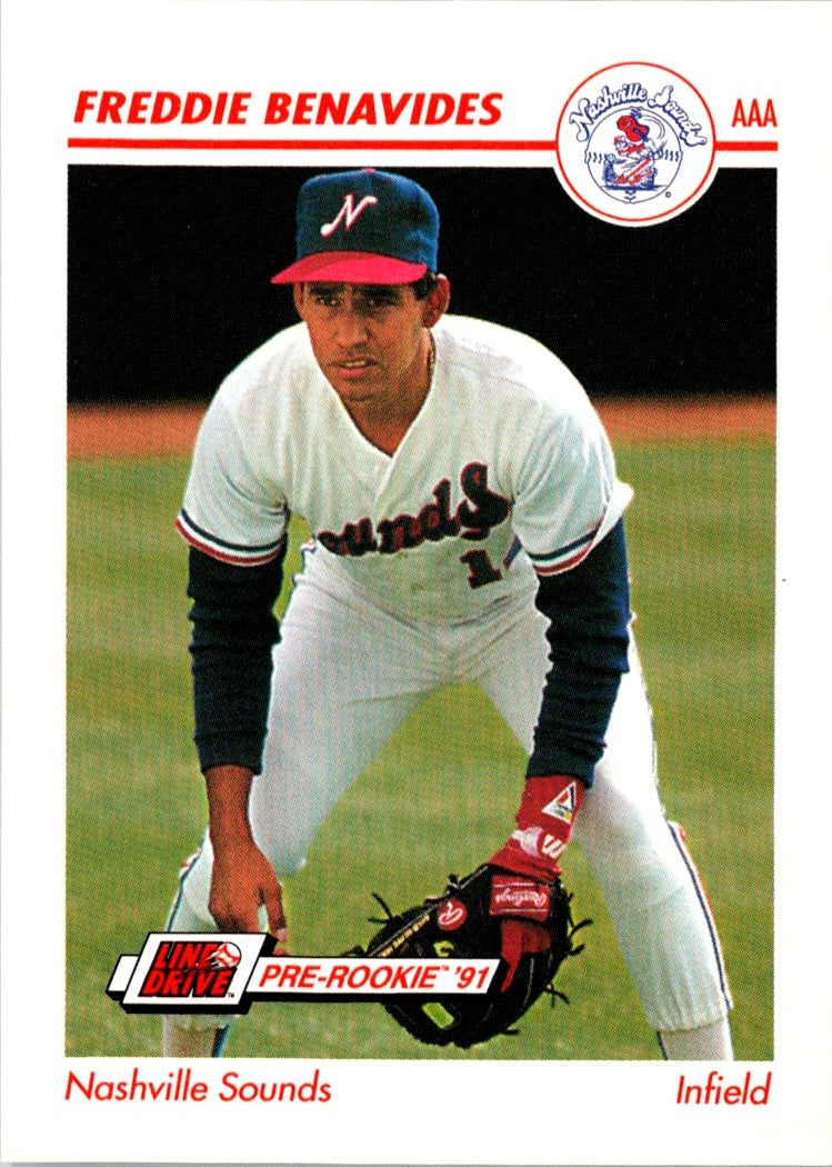 1991 Line Drive AAA Freddie Benavides