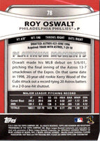 2010 Bowman Platinum Roy Oswalt #78