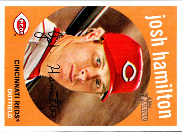 2008 Topps Heritage Josh Hamilton #78