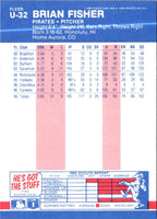 1987 Fleer Update Glossy Brian Fisher #U-32
