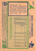 1983 O-Pee-Chee Mike Crombeen #312 Rookie